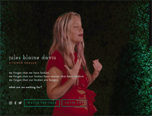 Tablet Screenshot of julesblainedavis.com